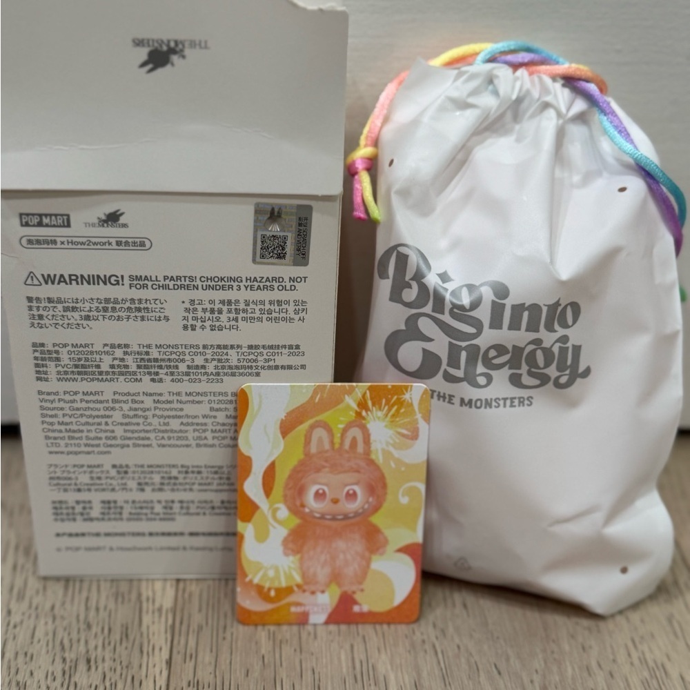 100% Authentic New Sealed Pop Mart Labubu Big Into Energy LOYALTY Confirmed NEW - Picture 2 of 5